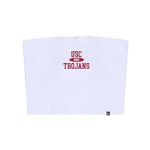 NWT Hype & Vice USC Trojans Game Day Tube Top Strapless Crop small White Red
